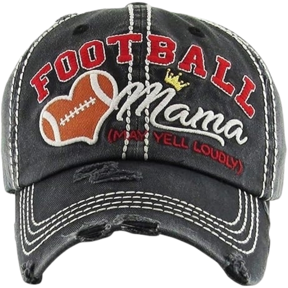 NWOT Football Mama Embroidered Cap - Picture 1 of 6